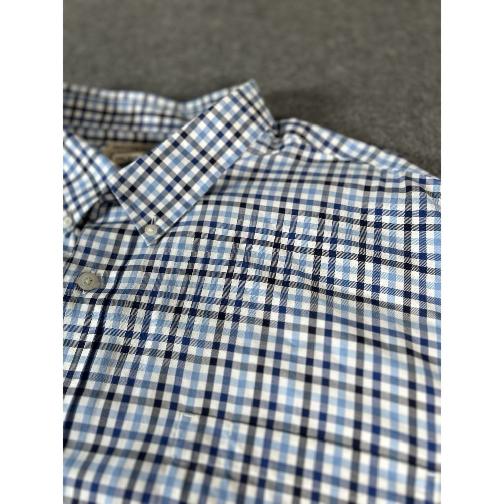 Duluth Trading Co. Wrinklefighter 3XL‎ Tall Plaid Button Down Shirt Multicolor
